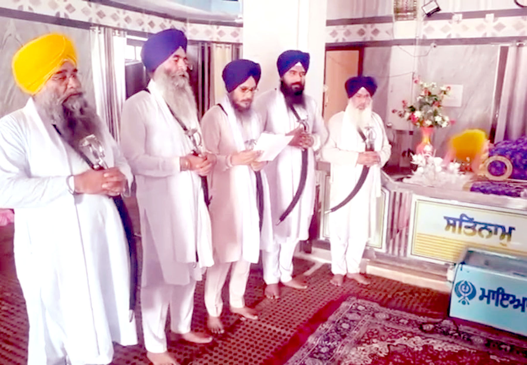 The decision of Takht Patna Sahib was cancelled by the five beloveds of the three Takhts.